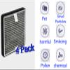 4 Pack FHT150W Replacement Filter For Febreze OdorGrab Air Cleaner Purifier view 4