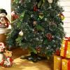 Gisafai Christmas Tree Stand 9.4 x 3.5 Inches/ 240 x 90 mm Green Tree Base Stand with Water Reservoir Snowman Christmas Tree Holder Base for Real Trees Xmas view 4