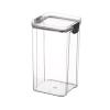 Worparsen Food Storage Jar Stackable Kitchen Canisters Five Capacity Options Clear Glass Food Storage Containers Multi-Purpose Cereal Dispenser for Candy, Coffee, Tea, Cookies, Sugar, Nuts White L view 1