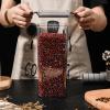 Worparsen Food Storage Jar Stackable Kitchen Canisters Five Capacity Options Clear Glass Food Storage Containers Multi-Purpose Cereal Dispenser for Candy, Coffee, Tea, Cookies, Sugar, Nuts White L view 4