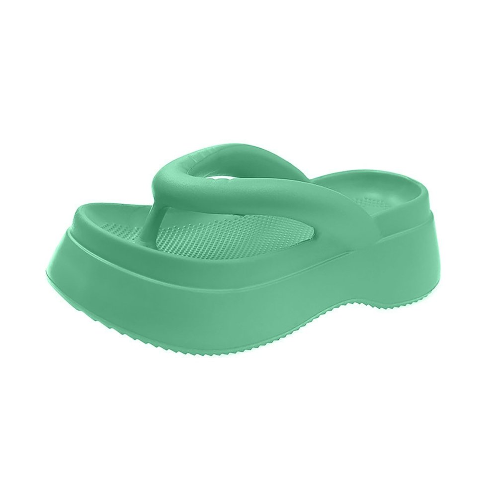 CsgrFagr Women's Summer Durian Shaped Slippers Can Be Worn Externally Or At Home Footsies for Women Slippers (Green, 6-7)