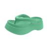 CsgrFagr Women's Summer Durian Shaped Slippers Can Be Worn Externally Or At Home Footsies for Women Slippers (Green, 6-7) view 1