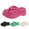 CsgrFagr Women's Summer Durian Shaped Slippers Can Be Worn Externally Or At Home Footsies for Women Slippers (Green, 6-7) view 3