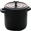 Casserole Dish Soup Casserole Large Creative Casserole Cooker Ceramic Milk Pot Kitchen Soup Pot High Temperature Colour:Black (Size : B(Medium)) view 1