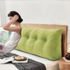 Queen Triangle Reading Wedge Pillow, Recliner Headboard Backrest Cushion Headboard Pillow Wedge Reading Pillow Gap Filler for Bunk Bed Sofa Bedroom Lumbar Cushion (Color : Green1, Size : 31.5inch/80 view 3