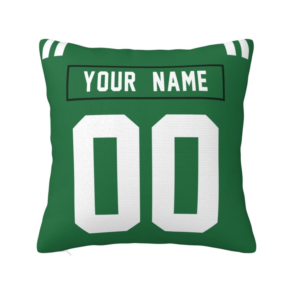 Personalized Sports Throw Pillow Cover Dcor w/Number & Name - Customized Baseball Basketball American Football Soccer Pillows Case for Bedroom Living Room Home Decorations Custom Pillowcase 22x22 in