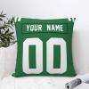 Personalized Sports Throw Pillow Cover Dcor w/Number & Name - Customized Baseball Basketball American Football Soccer Pillows Case for Bedroom Living Room Home Decorations Custom Pillowcase 22x22 in view 2