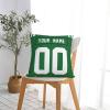 Personalized Sports Throw Pillow Cover Dcor w/Number & Name - Customized Baseball Basketball American Football Soccer Pillows Case for Bedroom Living Room Home Decorations Custom Pillowcase 22x22 in view 3