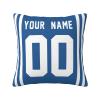 Personalized Sports Throw Pillow Cover Dcor w/Number & Name - Customized Baseball Basketball American Football Soccer Pillows Case for Bedroom Living Room Home Decorations Custom Pillowcase 22x22 in view 1