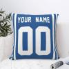 Personalized Sports Throw Pillow Cover Dcor w/Number & Name - Customized Baseball Basketball American Football Soccer Pillows Case for Bedroom Living Room Home Decorations Custom Pillowcase 22x22 in view 2