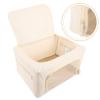 Cabilock Sweater Storage Bag Foldable Quilt Storage Bag Window Frame Support Space-saving Design for Organizing Bedding Clothes Blankets and Laundry Capacity view 4