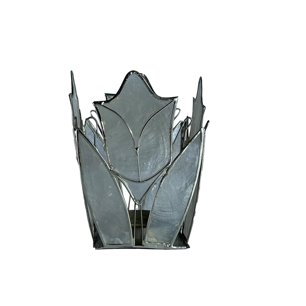 Capiz Candle Holders Tulip