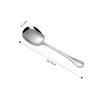 Cooking Spoons Rice Spoon Long Handle Soup Porridge Rice Scoop Spoon Dinnerware Kitchen Tools Rice Spoon Home Flatware Table Spoons (Color : Small square spoon) view 1