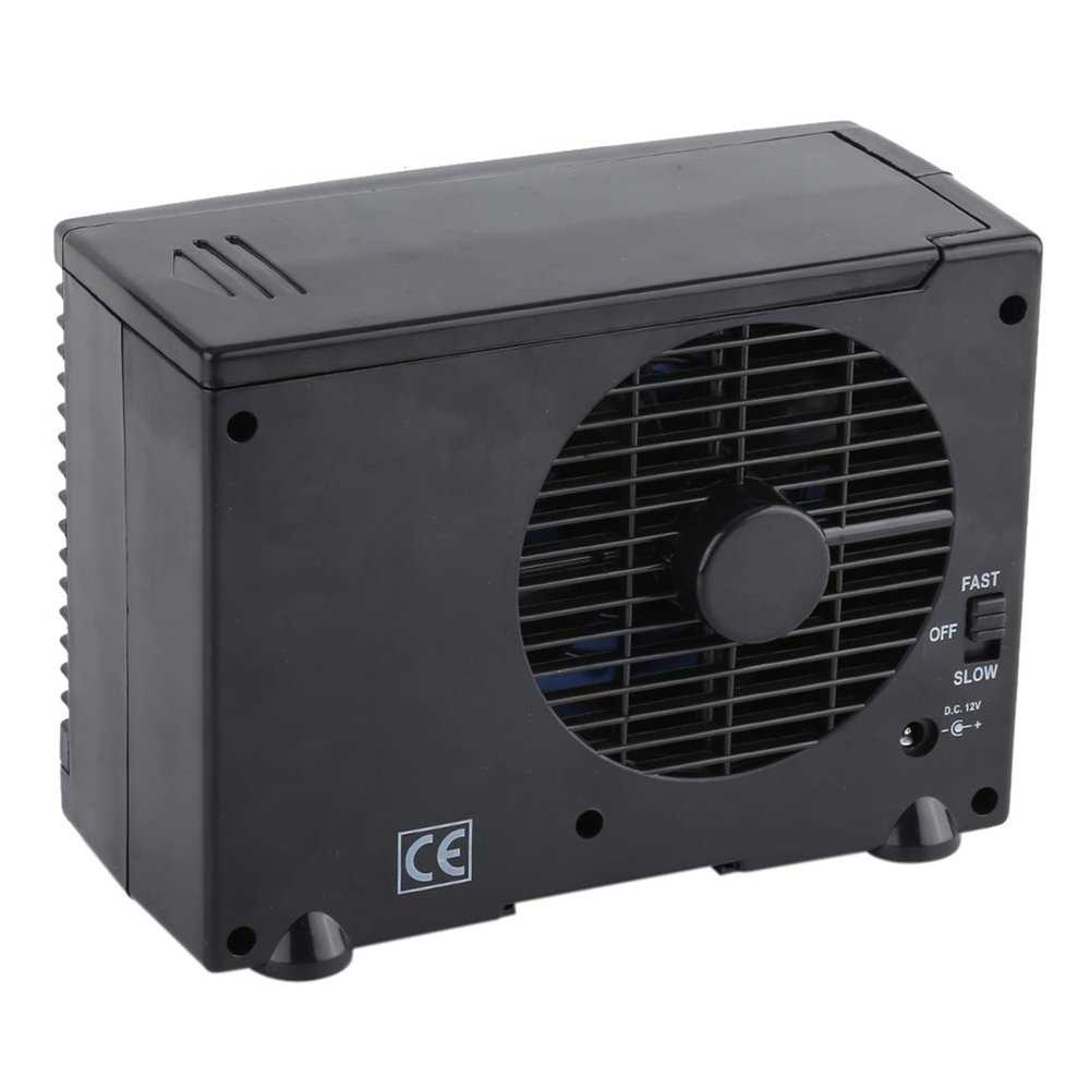 Miskall Mini Car Conditioner Cooling Fan, Portable 12V Car Truck Indoor Home Air Conditioner Evaporative Water Cooler Cooling Fan