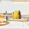 Alipis Multi Pull-out Spice Rack Organizer Countertop Seasoning Storage Shelf Capacity Kitchen Organizer for Jars Bottles No Rough Edges Strong Bearing Capacity for Keeping Your Kitchen view 3