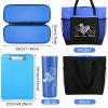 Sabary 5 Pcs CRNA Week Nurse Gifts for Women Nurse Tote Bag Set Appreciation Tote Bag Gifts for Home Care Staff Teacher Employee(Blue,Classic) view 2