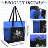 Sabary 5 Pcs CRNA Week Nurse Gifts for Women Nurse Tote Bag Set Appreciation Tote Bag Gifts for Home Care Staff Teacher Employee(Blue,Classic) view 3