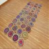 CASAVANI Scalloped Natural Chindi Cotton and Jute Rug, Hand Woven Runner Area Rug, 2.6x4 Ft Beige & Multicolor Braided Kilim Rugs for Living Room, Kitchen, Entryway, Farmhouse view 4