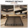EMODA King Box Spring Bed Base 5 Inch Heavy Duty Metal Mattress Foundation with Fabric Cover, 3000LBS Max Weight Capacity, Noise Free, Easy Assembly view 4
