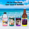 Personalized Can Cooler Sleeves - Bulk Custom Beer Can Coolers Collapsible Insulated Cup Sleeve Drink Holder for Wedding Birthday Bachelorette Bachelor Party Favors 1-1000pcs view 4
