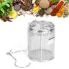 Tea Strainers For Loose Tea, Stainless Steel & Updated Slim Threaded Lid, Loose Leaf Tea Steeper for Black Tea, Rooibos, Tea Strainers for Loose Tea, Extra Fine Mesh Tea Infuser(12 * 13cm) view 2