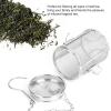Tea Strainers For Loose Tea, Stainless Steel & Updated Slim Threaded Lid, Loose Leaf Tea Steeper for Black Tea, Rooibos, Tea Strainers for Loose Tea, Extra Fine Mesh Tea Infuser(12 * 13cm) view 3