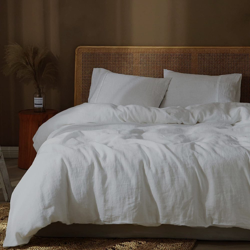3 PCS-Duvet Cover Set with 2 Pillow shams 100% Cotton Extra Long Comforter Cover for Eastern King (118x108) Size Bed | 800 Thread Counts | Silver Solid Duvet Cover with Hidden Zipper Closure