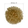 PATIKIL 4" Tissue Pom Poms Flowers, 10 Pack Paper Flower Ball for Wedding Bridal Shower Birthday Bachelorette Party Backdrop Decoration, Khaki view 2