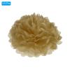 PATIKIL 4" Tissue Pom Poms Flowers, 10 Pack Paper Flower Ball for Wedding Bridal Shower Birthday Bachelorette Party Backdrop Decoration, Khaki view 3