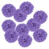 PATIKIL 6" Tissue Pom Poms Flowers, 10 Pack Paper Flower Ball for Wedding Bridal Shower Birthday Bachelorette Party Backdrop Decoration, Purple view 1