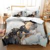 Blue Yellow Marble Comforter Cover Set Twin Size Boys Girls Teens Bedding Duvet Cover Set Abstract Art Marbling Kids Adult Bedroom Quilt Cover Set with 1Pillowcase view 3