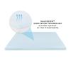 Bodipedic Essentials 4 Inch Memory Foam Mattress Topper, Gel Infused Mattress Topper, Ventilated Design, CertiPUR-US Certified Foam, Blue view 3