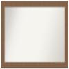 Amanti Art Brown Bathroom Mirror for Over Sink, 30x47 Custom Made Alta Medium Brown Rectangle Vanity Mirror, Oversize Country Rustic Wood Frame, Hangs Horizonally and Vertically, Wall Decor view 1