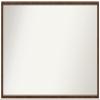 Amanti Art Brown Bathroom Mirror for Over Sink, 24x41 Custom Made Carlisle Brown Narrow Rectangle Vanity Mirror, Large Country Rustic Wood Frame, Hangs Horizonally and Vertically, Wall Decor view 1