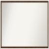 Amanti Art Brown Bathroom Mirror for Over Sink, 23x41 Custom Made Carlisle Brown Narrow Rectangle Vanity Mirror, Large Country Rustic Wood Frame, Hangs Horizonally and Vertically, Wall Decor view 1