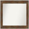 Amanti Art Brown Bathroom Mirror for Over Sink, 30x40 Custom Made Alexandria Rustic Brown Rectangle Vanity Mirror, Large Country Rustic Wood Frame, Hangs Horizonally and Vertically, Wall Decor view 1