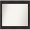 Amanti Art Brown Bathroom Mirror for Over Sink, 28x52 Custom Made Furniture Espresso Rectangle Vanity Mirror, Oversize Casual Wood Frame, Hangs Horizonally and Vertically, Wall Decor view 1