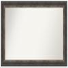 Amanti Art Brown Bathroom Mirror for Over Sink, 29x45 Custom Made Bark Rustic Char Rectangle Vanity Mirror, Large Country Rustic Wood Frame, Hangs Horizonally and Vertically, Wall Decor view 1