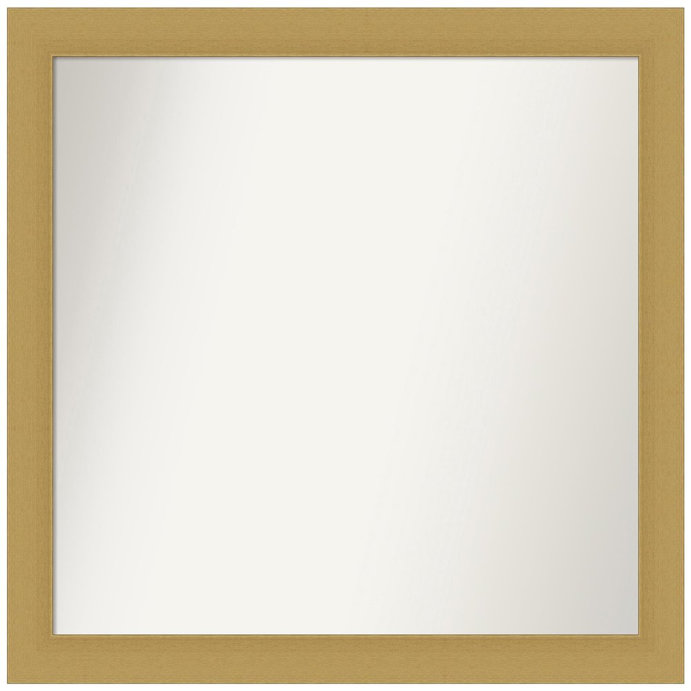 Amanti Art Gold Wall & Bathroom Mirror for Over Sink, 28x30 Large Mirror