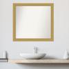 Amanti Art Gold Wall & Bathroom Mirror for Over Sink, 28x30 Large Mirror view 4