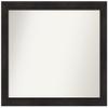 Amanti Art Brown Bathroom Mirror for Over Sink, 38x46 Custom Made Furniture Espresso Rectangle Vanity Mirror, X-Large Casual Wood Frame, Hangs Horizonally and Vertically, Wall Decor view 1