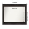 Amanti Art Brown Bathroom Mirror for Over Sink, 26x52 Custom Made Furniture Espresso Rectangle Vanity Mirror, Oversize Casual Wood Frame, Hangs Horizonally and Vertically, Wall Decor view 3