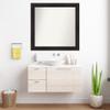 Amanti Art Brown Bathroom Mirror for Over Sink, 37x38 Custom Made Furniture Espresso Rectangle Vanity Mirror, Large Casual Wood Frame, Hangs Horizonally and Vertically, Wall Decor view 4