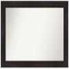 Amanti Art Brown Bathroom Mirror for Over Sink, 31x44 Custom Made Furniture Espresso Rectangle Vanity Mirror, Large Casual Wood Frame, Hangs Horizonally and Vertically, Wall Decor view 1