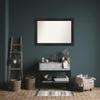 Amanti Art Brown Bathroom Mirror for Over Sink, 31x44 Custom Made Furniture Espresso Rectangle Vanity Mirror, Large Casual Wood Frame, Hangs Horizonally and Vertically, Wall Decor view 4