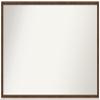 Amanti Art Brown Bathroom Mirror for Over Sink, 24x39 Custom Made Carlisle Brown Narrow Rectangle Vanity Mirror, Large Country Rustic Wood Frame, Hangs Horizonally and Vertically, Wall Decor view 1