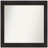 Amanti Art Brown Bathroom Mirror for Over Sink, 32x40 Custom Made Furniture Espresso Rectangle Vanity Mirror, Large Casual Wood Frame, Hangs Horizonally and Vertically, Wall Decor view 1