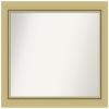 Amanti Art Gold Bathroom Mirror for Over Sink, 33x42 Custom Made Landon Gold Rectangle Vanity Mirror, Large Casual Wood Frame, Hangs Horizonally and Vertically, Wall Decor view 1