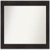Amanti Art Brown Bathroom Mirror for Over Sink, 30x44 Custom Made Furniture Espresso Rectangle Vanity Mirror, Large Casual Wood Frame, Hangs Horizonally and Vertically, Wall Decor view 1