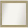 Amanti Art Gold Bathroom Mirror for Over Sink, 25x46 Custom Made Mosaic Gold Rectangle Vanity Mirror, Oversize Casual Wood Frame, Hangs Horizonally and Vertically, Wall Decor view 1